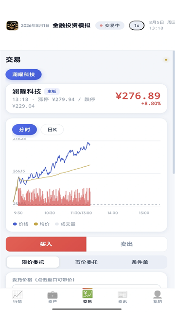 金融投资模拟图3