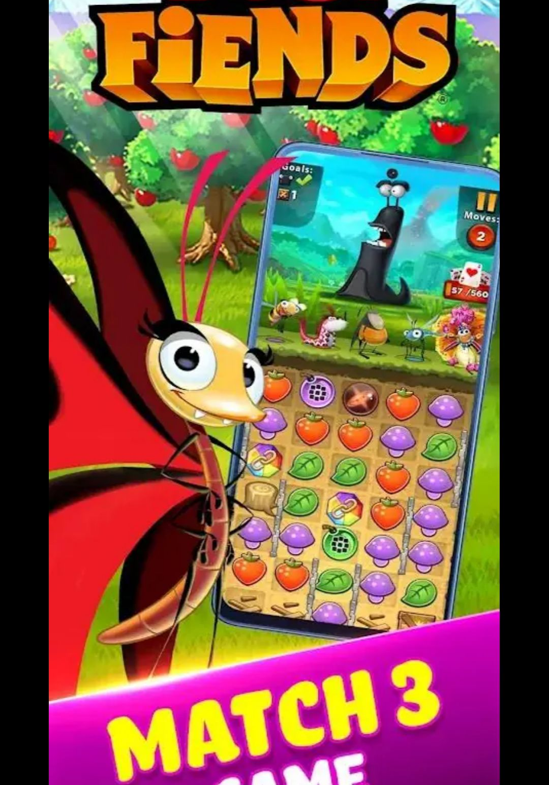 呆萌小怪物(Best Fiends)19.5.0 2026 趣味解谜冒险图1