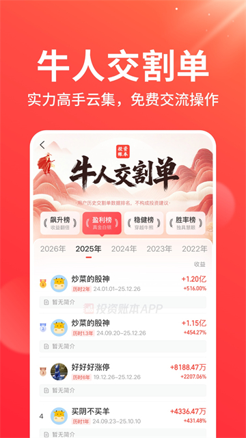 同花顺投资账本图2