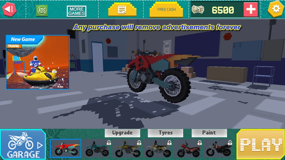 Blocky Moto Bike SIM: Winter Breeze图1
