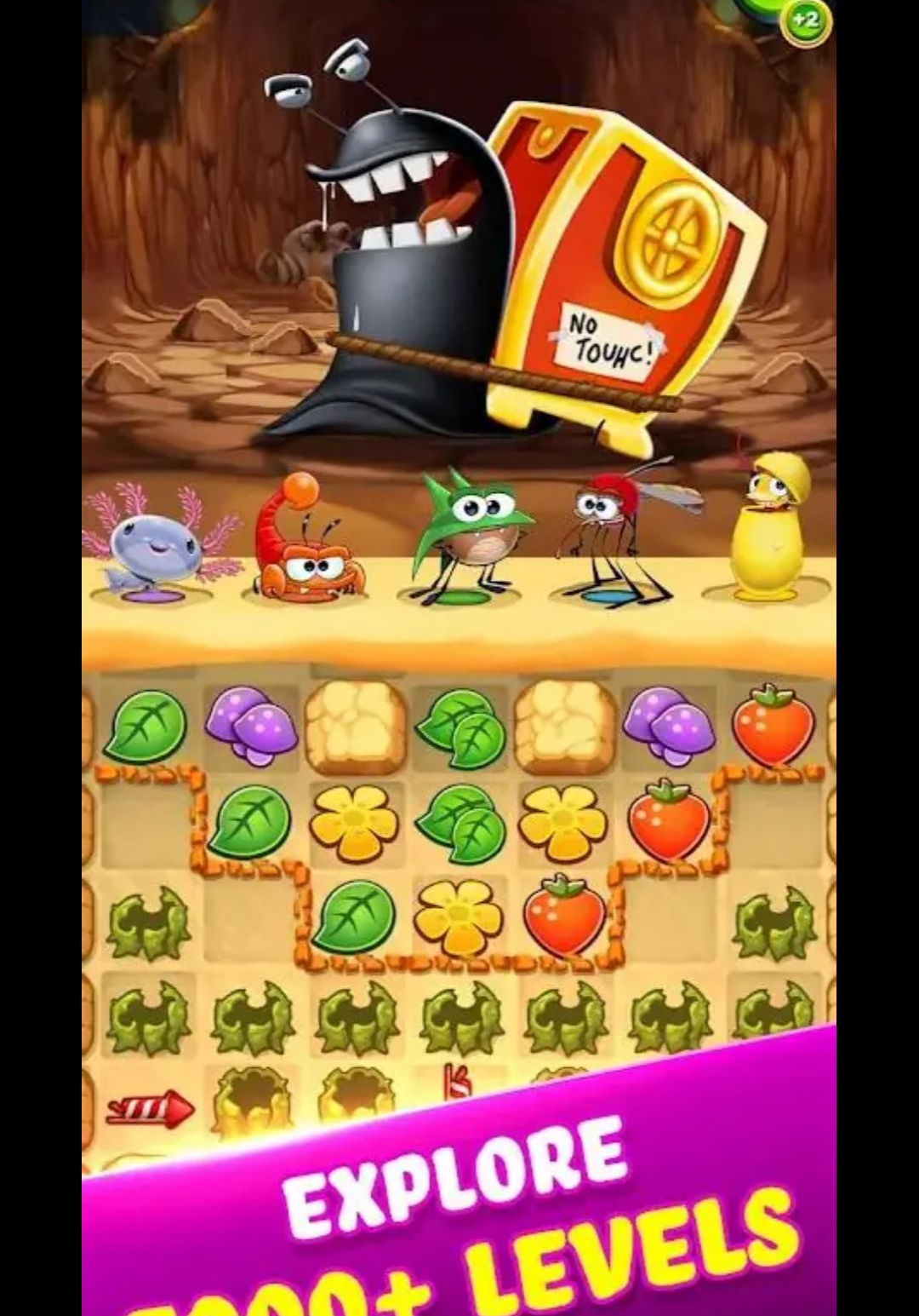 呆萌小怪物(Best Fiends)19.5.0 2026 趣味解谜冒险图4
