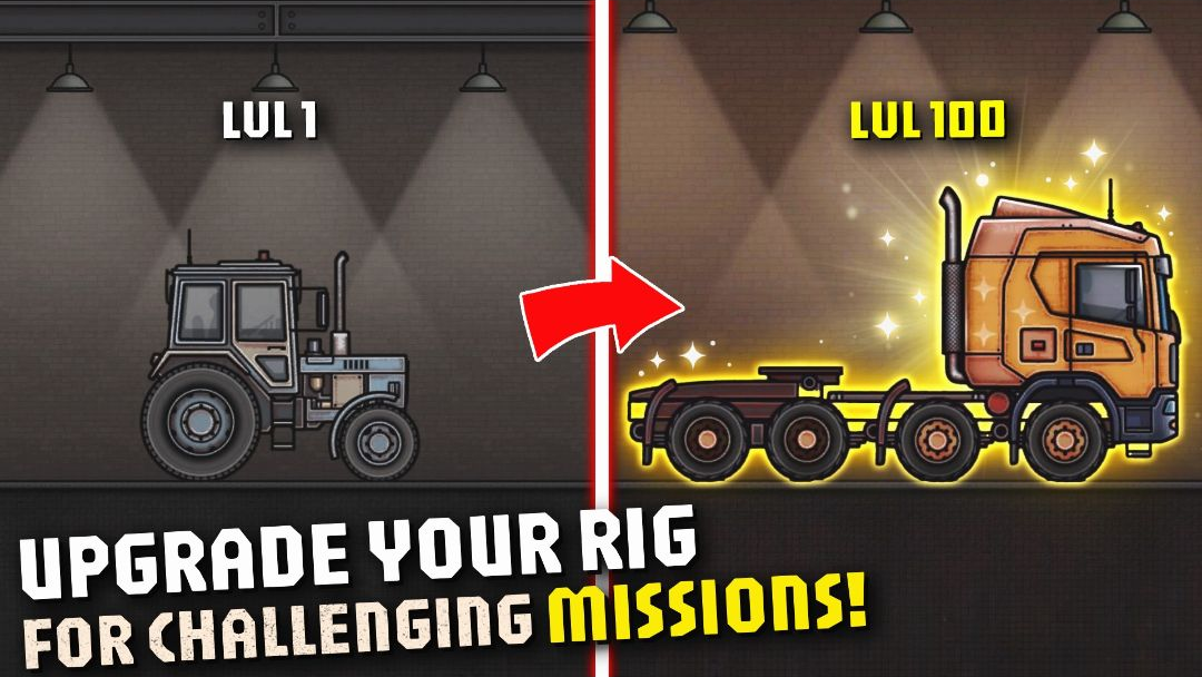 锈蚀卡车:废土运输(MOD菜单)中文版1.9 免费版图1