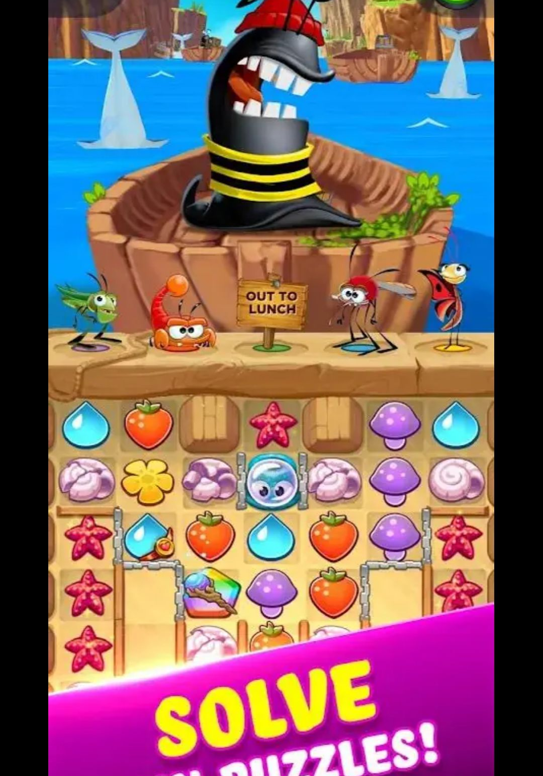 呆萌小怪物(Best Fiends)19.5.0 2026 趣味解谜冒险图2