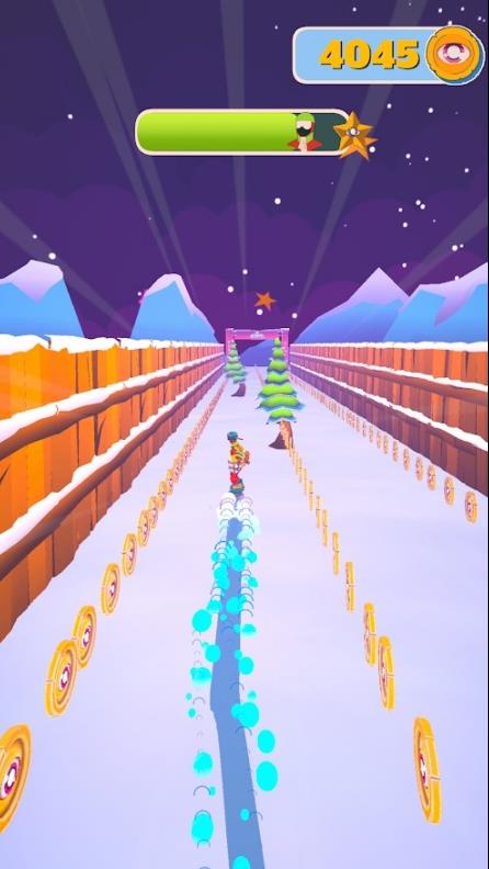 Snowdown(下雪滑雪板大师3D)图5